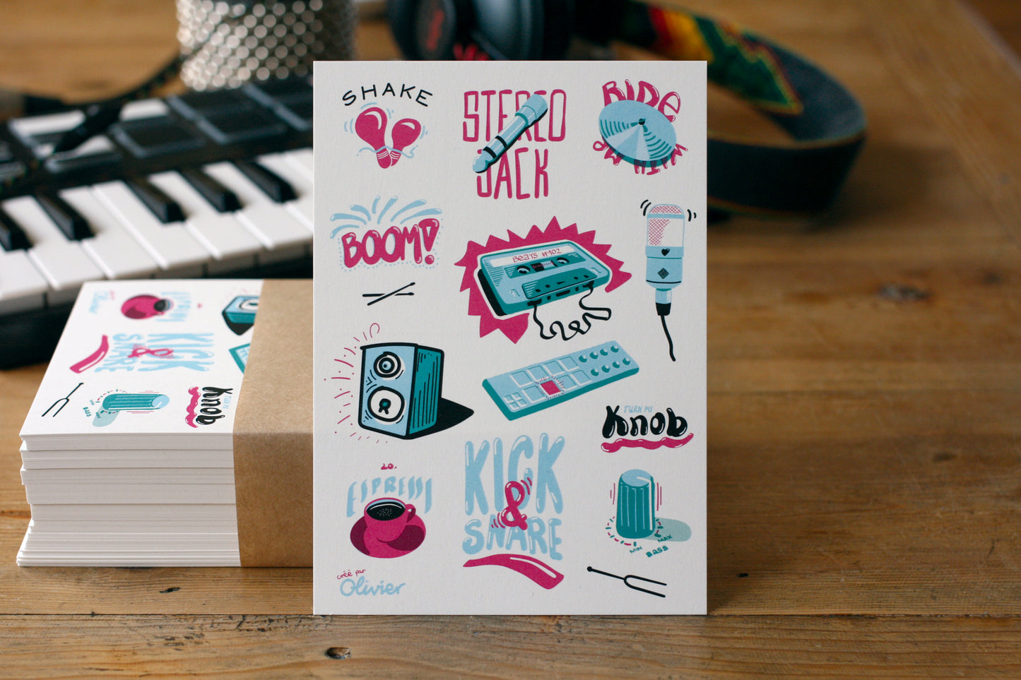 Postkarten "Music Love"
