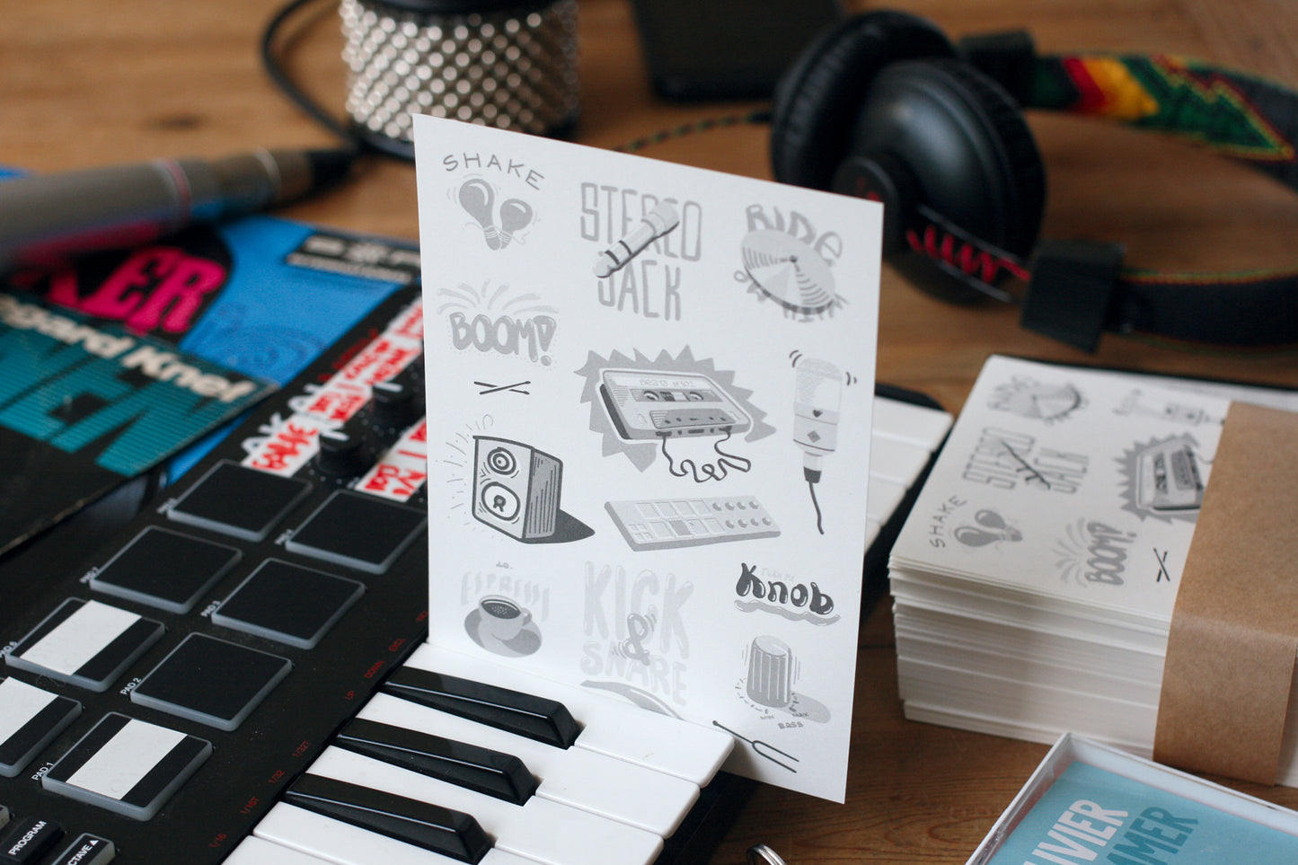Postkarten "Music Love"