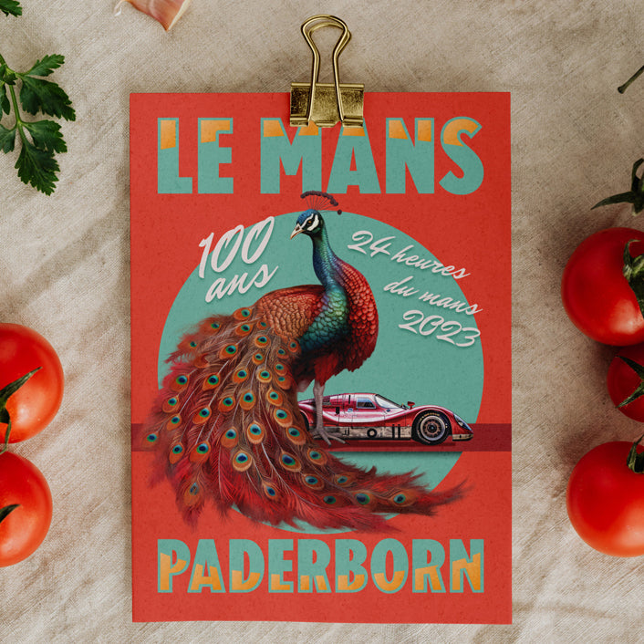 Postkarte "Le Mans"