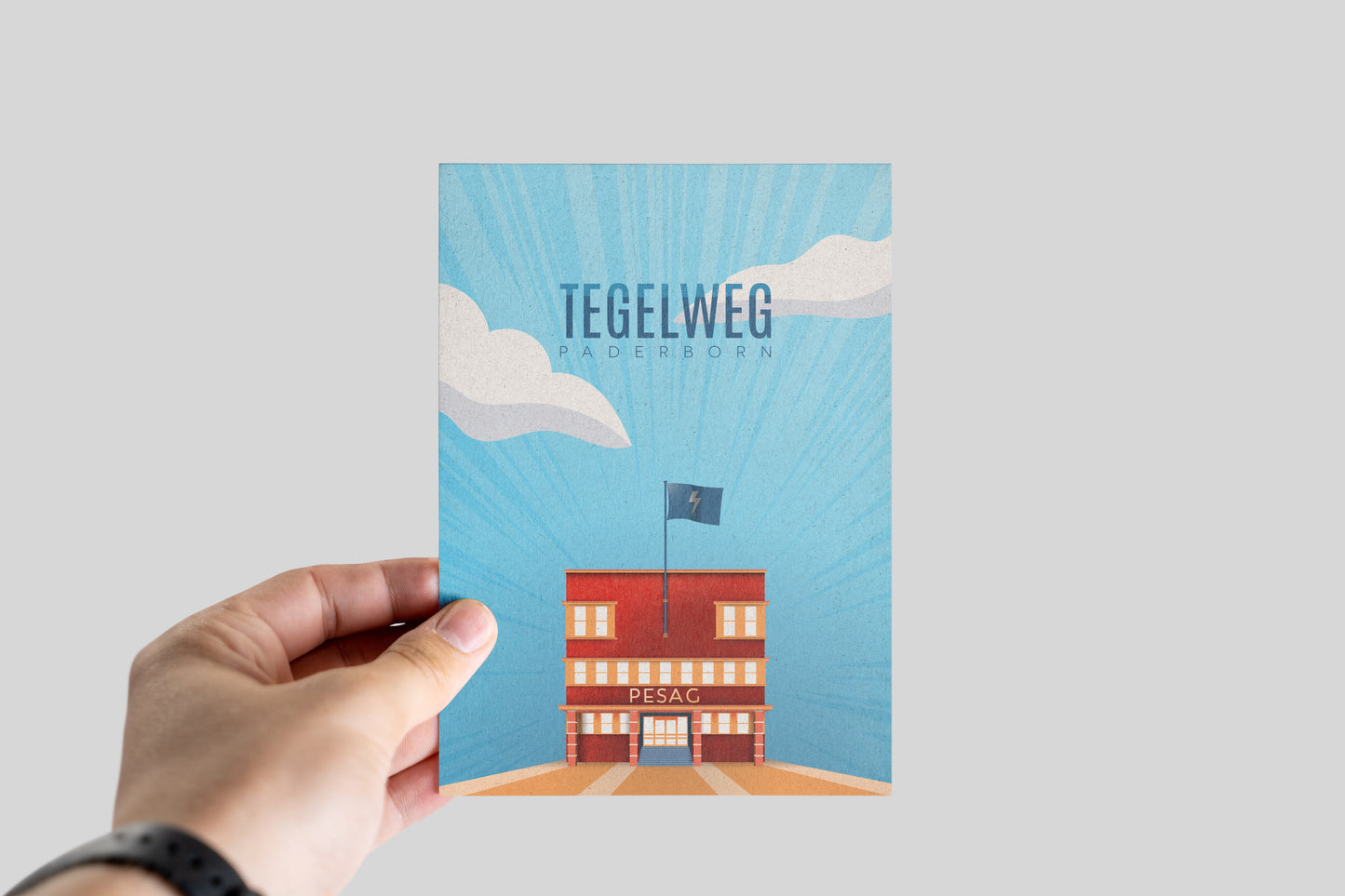 Postkarte "Tegelweg Paderborn"