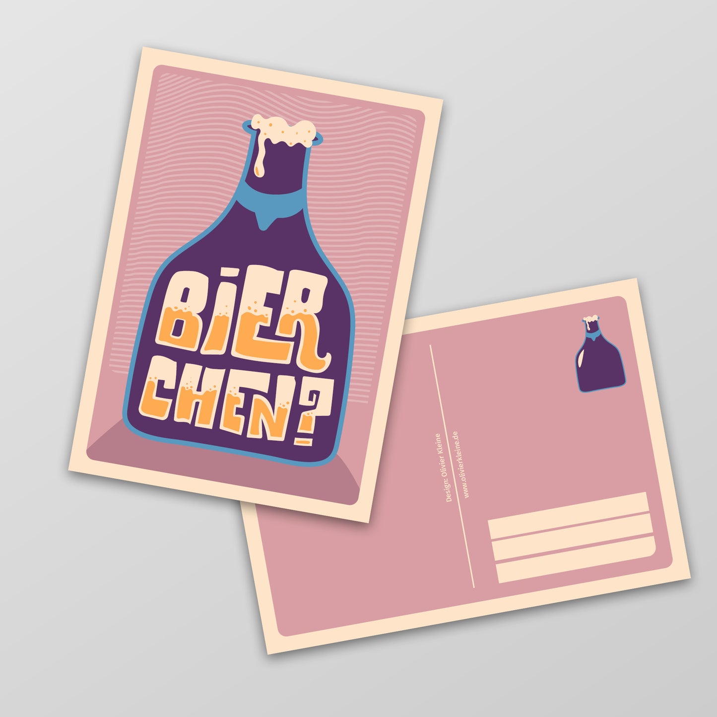 Postkarte "Bierchen"