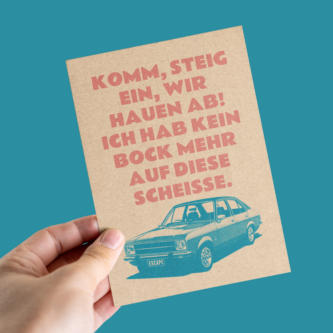 Postkarte "Escapism"