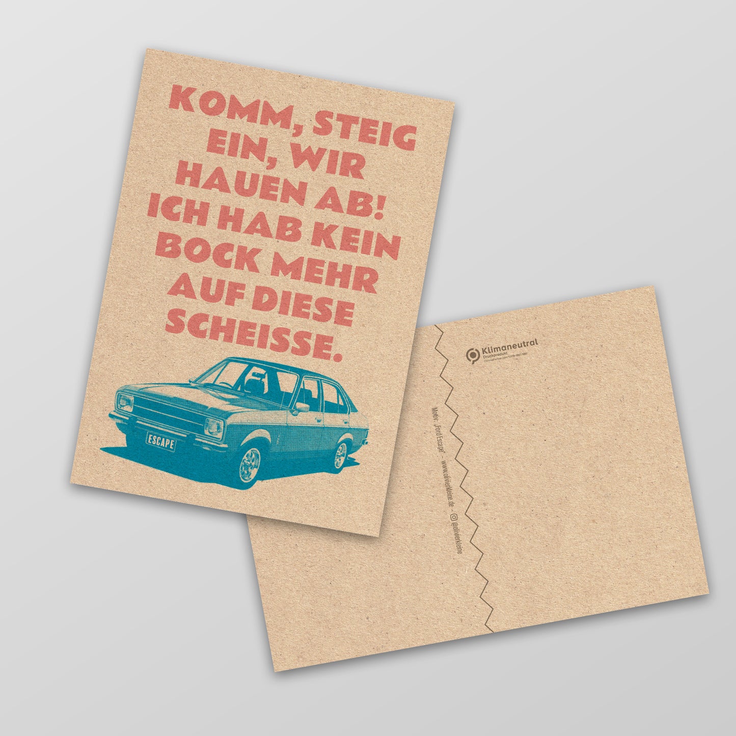 Postkarte "Escapism"