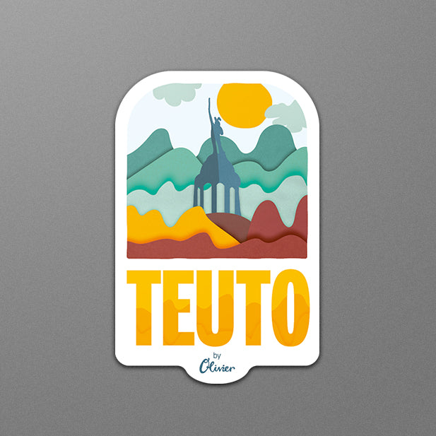 Aufkleber "Teuto"